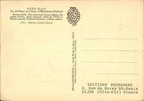 Vue Generale du Duche Carpes מקסימום כרטיסים צרפת מקוריים וינטג '1957