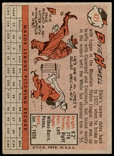 1958 Topps 421 Dixie Howell Chicago White Sox Good White Sox