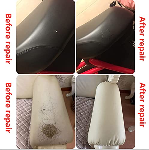 Avtytsda 5 pcs תיקון עור תיקון קלטת דבק עור דבק עצמי לרהיטים ספות ויניל מושבי מכונית ספה כסאות נעליים במעילים מעילים עזרה