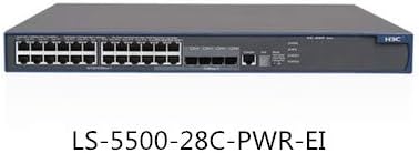 H3C LS-S5500-28C-PWR-EI Ethernet מתג 24-יציאה שכבה 3 מתג ליבה מופעל על ידי Gigabit POE