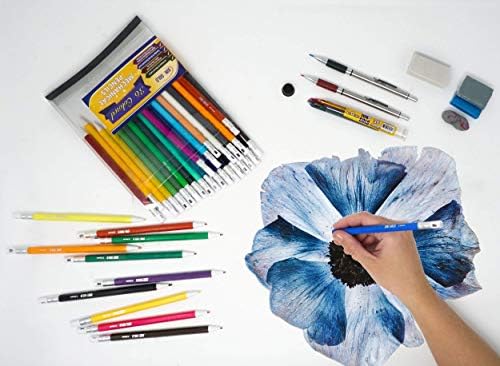 יוני גולד 36 מגוון צבעוני 2.0 ממ עפרונות מכניים, 36 צבעים ייחודיים, W 36 מילוי מגוון כלול