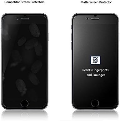 סונטו אייפון 6 6 שניות מגן מסך זכוכית מחוסמת מט נגד טביעות אצבע / נגד בוהק / דק במיוחד / מגע חלק