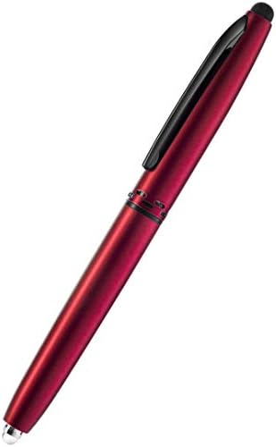 עט חרט-חרט קיבולי, עט מתכת 3-ב -1, רב פונקציונלי, עט דיו של נקודת כדורים, עם פנס LED, למכשירי מסך מגע, טאבלטים,