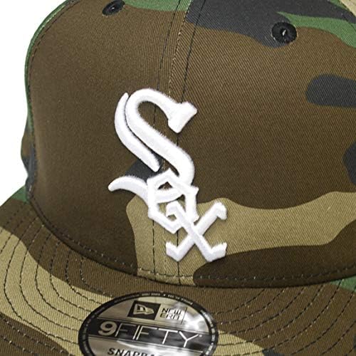 עידן חדש של ליגת הבייסבול שיקגו ווייט סוקס וודלנד הסוואה מצדיעה לשירות מתכוונן 9 חמישים כובע כובע