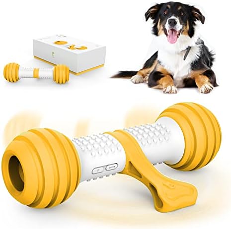 צעצוע עצם כלב אינטראקטיבי של פטג'יק, צעצוע אוטומטי למרדף כלבים, צעצועים לכלבים אלקטרוניים לשעמום בינוני/גדול כלב