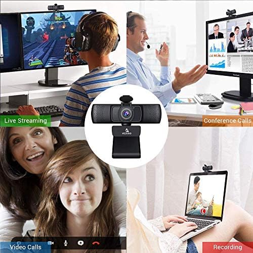 נקסיגו נ930פ 1080פ סטרימינג מצלמת אינטרנט עסקית עם תוכנה, מיקרופון וכיסוי פרטיות, מיקוד אוטומטי, מצלמת אינטרנט, עבור זום