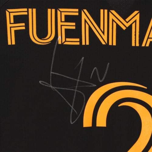 Alejandro Fuenmayor Houston Dynamo חילוף חתימה משומשת 2 ג'רזי שחור מעונת MLS 2020 - גופיות כדורגל עם חתימה