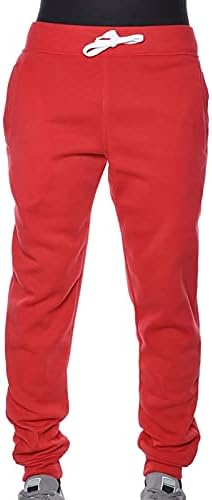 מכנסי טרנינג קטיפה חורפית וחמה עבה לגברים חותלות אלסטיות מכנסי טרנינג מכנסיים מכנסיים מזדמנים