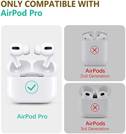 AirPods Pro Case Airspo Case Case עבור AirPods Pro Tharging Case TPU Soft AirPod Pro Case Protective 2019 עם