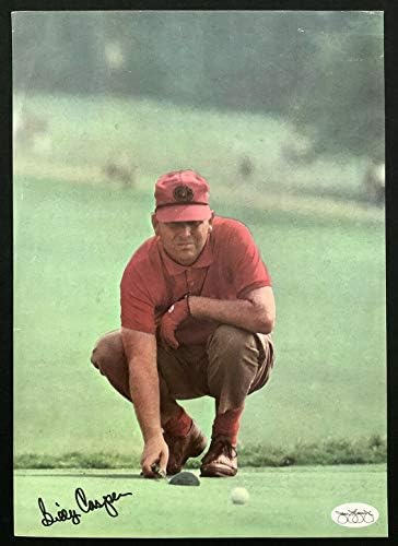 בילי קספר חתם על תמונה 8 על 11 דף מגזין צבעוני גולף מאסטרס אוטוגרף ג ' יי. אס. איי-מגזיני גולף חתומים