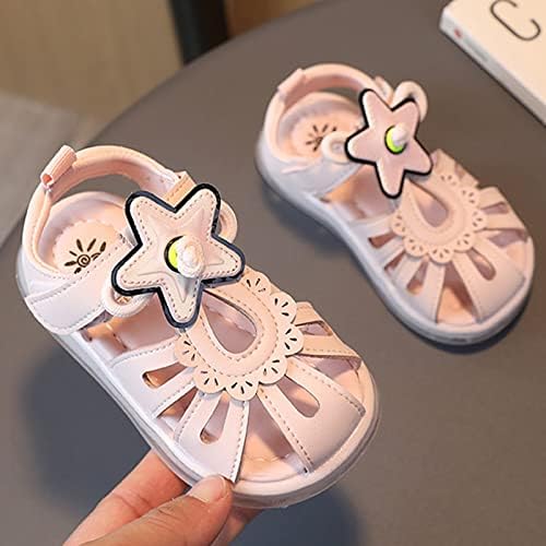 סנדלי תינוקות אופנה נעלי הליכה רכות שטוחות תחתית רכה תחתית סנדלי הליכה פעוט בלט פעוט נעליים שטוחות