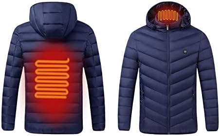 LOLMOT WINTER בגדים חמים חיצוניים מחוממים לרכיבה על סקי טעינה דיג באמצעות מעילים חמים עם משקל בינוני מחומם במעילים
