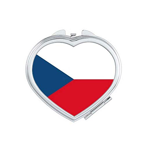 צ'כיה דגל לאומי אירופה אירופה כפרי מראה הגדלת נסיעות ניידת איפור כיס כף יד