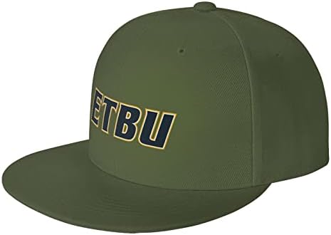 Cwokakde East Texas Baptist University Hat Hat Hip Hop Bill Bill Bimball Cap כובעי משאיות לבנות מתכווננות