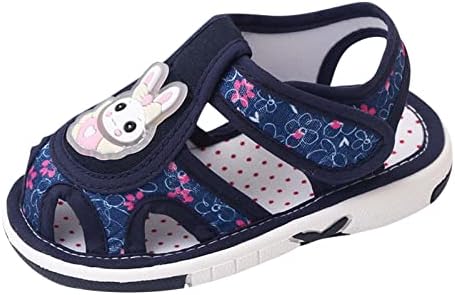ילדי קיץ נעלי הליכה לתינוקות בנות סנדלים שטוחים סוליה ללא החלקה קלה משקל חלול נושם מתנות ילדה בת 3 שנים