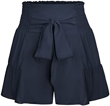 מכנסיים קצרים לנשים Miashui ג'ינס פלוס גודל נשים פרועות פרועות מכנסיים קצרים ברגליים עם מכנסי נשים עטופים של נשים