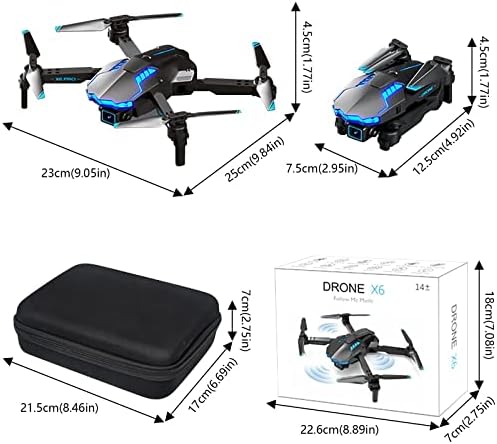 Drone Momfei עם מצלמות כפולות 4K המתאימות לילדים ולמבוגרים מיקום זרימה אופטית ומגובה שמור על מכונית טיפוס חכמה