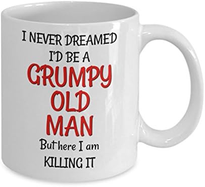 ספל זקן ממורמר-מתנת איסור פרסום ליום הולדת ל -50 60 70 לבעל אותו גברים-כוס תה קפה סרקסטית ומצחיקה 11 עוז