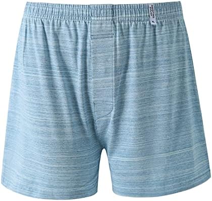 BMISEGM גברים תחתונים תחתונים בוקסר תחתונים בית חץ כותנה כותנה רופפת מתאגרף פלוס גודל מכנסיים ביתיים מכנסיים קצרים. גברים