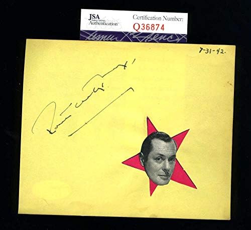 רוברט מונטגומרי חתם על חתימת דף האלבום