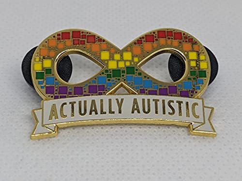 למעשה אוטיסטים אוטיזם גאווה קשת אינפיניטי סמל לחגוג גיוון עצבי אמייל פין