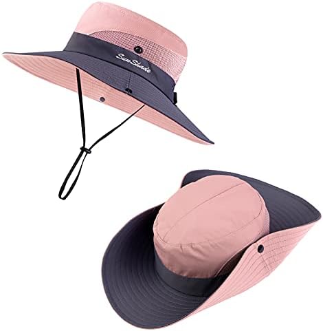 COORABY ילדים קיץ UV SUN HAT כובע חור כובע חור רחב שוליים כובע דיג כובע חוף מתקפל
