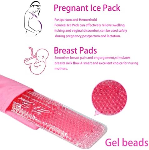 פריאנלי קרח חבילות עבור לאחר לידה, פריאנלי קר חבילות, לשימוש חוזר פריאנלי קרח חבילות עבור לאחר לידה וטחורים כאב הקלה,נשים