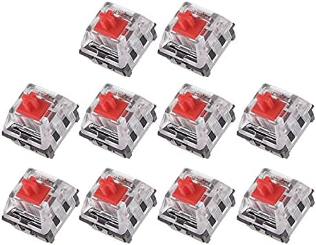 10 יחידות 3 פין מכאני מקלדת מתג אדום עבור ערכת בודק מקלדת