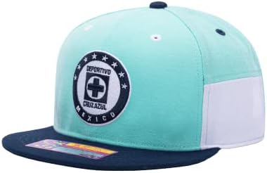מאוורר דיו קרוז אזול כדורגל 'טרויט' כובע סנאפבק מתכוונן/כובע גוון כחול/חיל הים