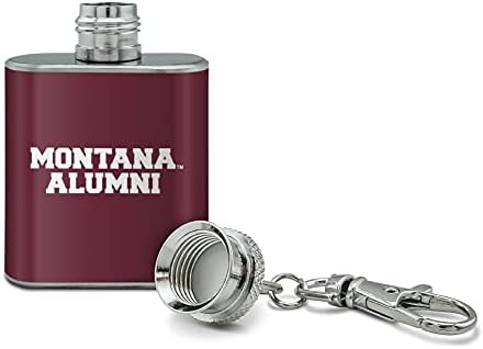 אוניברסיטת מונטנה בוגרי נירוסטה 1 עוז מיני בקבוק מחזיק מפתחות