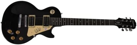 בראד וויטפורד חתם על חתימה בגודל מלא של גיבסון אפיפון לס פול גיטרה חשמלית נדיר מאוד עם אימות PSA - אירוסמית