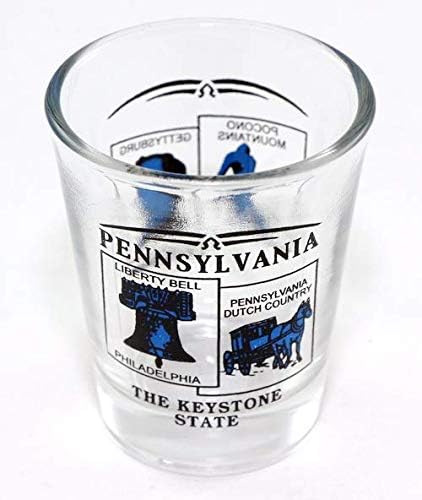 פנסילבניה המדינה נוף כחול חדש שוט זכוכית