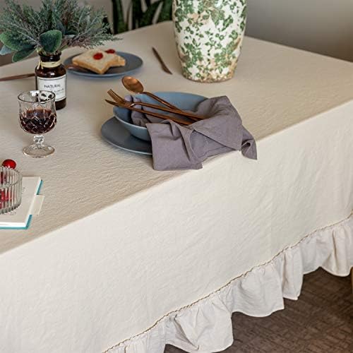 עונת התהילה רטרו בית חווה פרוע מפות שולחן כותנה כותנה גוזלת שולחן שולחן שולחן שולחן לשולחן מלבן שולחן מלבן מקלחת לתינוק מטבח