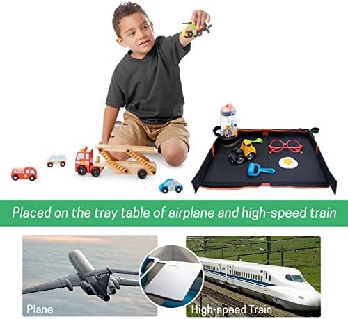כיסוי מגש נסיעות מתקפל Swisselite, מגש נסיעות לילדים, שולחן משחק מטוס נסיעה מפעל מגש- משמש על מגש מטוס רכבת