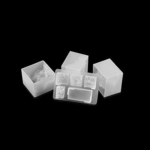 AGCFABS 3D ROCKERY EPOXY שרף שרף הר הר סיליקון עובש מלאכות דקורטיביות עבור DIY שולחן ביתי קישוט תכשיטים תכשיטים