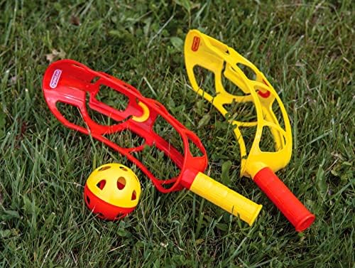 צעצועי דאנקן פיק אנד פאס - פעילויות משחק חיצוניות / פנימיות לילדים, משחק כדור פופ-פאס-תפוס עם זורק ארוך, 2 לוכד וכדור, צעצוע