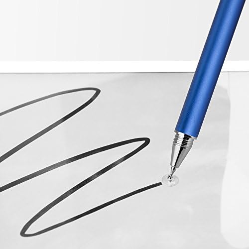 עט חרט בוקס גלוס תואם ל- PAX M30 - Finetouch Capacitive Stylus, עט חרט סופר מדויק לפקס M30 - כסף מתכתי