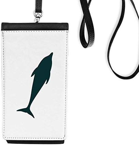אוקיינוס ​​כחול זליל דולפין ארנק טלפון ארנק תליה כיס נייד כיס שחור
