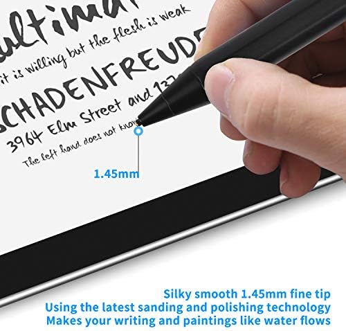 iPhone 13/12 Pro Max Stylus Pens, עיפרון דיגיטלי פעיל סוג C טעינה עם עטים של 1.5 ממ אולטרה עדין קצה עטיין לאייפון
