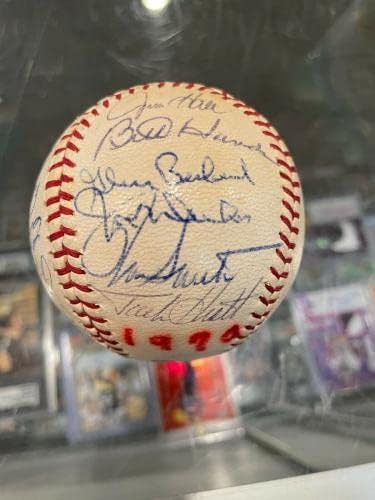 1970 קבוצת קאבס שיקגו חתמה על בנקס בייסבול סנטו ב. וויליאמס דורוצ'ר JSA 26 - כדורי בייסבול עם חתימה