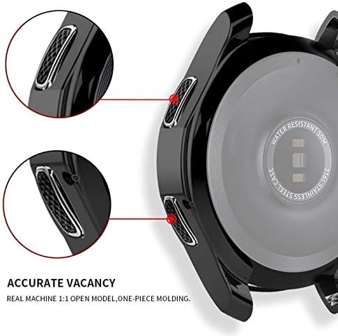צפו מארז TPU מארז אטום הלם מצופה עבור Samsung Gear S3 Frontier Smartwatch 46 ממ