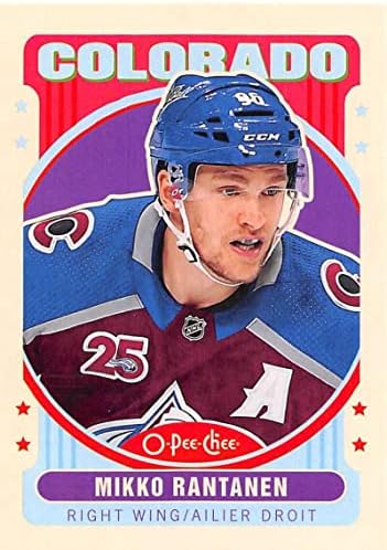 2021-22 O-Pee-Chee Retro 13 Mikko Rantanen Colorado Avalanche NHL Hockey Card