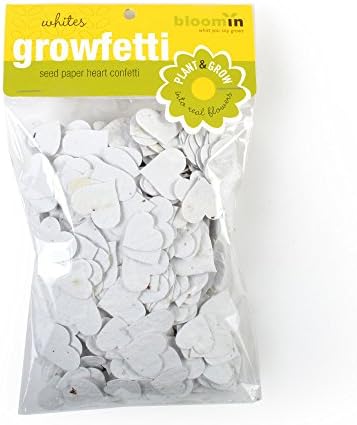 נייר זרעי בלומין Growfetti - צורות לב