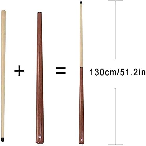בריכת Haieshop Cue Cue Stick Stick 1 מקשה קנדי ​​מייפל ביליארד/בריכה רמז 10 ממ קצה קצה רמז מקל ערכת ביליארד