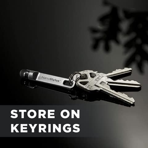 קייסמארט ננוסטילוס-מיני מחזיק מפתחות חרט ארגונומי, נייד ומדויק מחזיק מפתחות עט חרט למסכי מגע