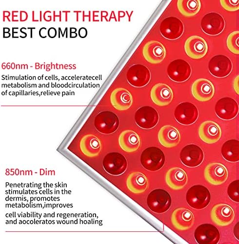מכשיר לטיפול באור אדום של STROW 45W LED לטיפול באור אדום אינפרא אדום בגוף 660 ננומטר 850 ננומטר ליד טיפול אור אינפרא אדום
