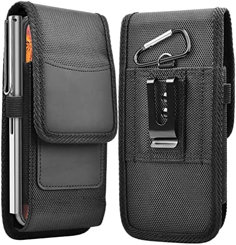 ניילון אוקספורד Canvas Case Case 6.5 מחזיק קליפ חגורה למותניים ניידים