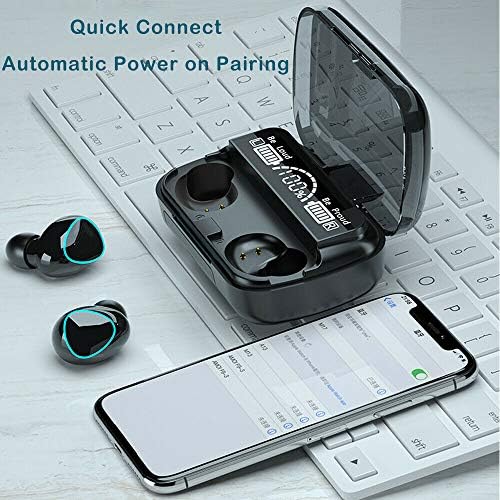 אוזניות אלחוטיות Bluetooth 5.1 אוזניות לסמסונג Galaxy S9 באוזניות אוזניים סטריאו אמיתי ספורט אטום מים/אוזניות