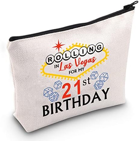 תיקי איפור רוכסנים של jxgzso לאס וגאס מתגלגלים בווגאס ליום ההולדת ה -21 שלי ליום ההולדת של יום הולדת ליום הולדת