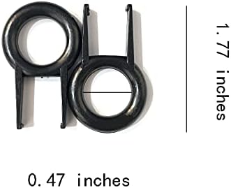 חבילה של 5 יחידות מעוגל + 5 יחידות אלכסוני מפתח חולץ מפתח חולץ מפתח כובע מסיר כלי עבור מכאני מקלדת שחור צבע